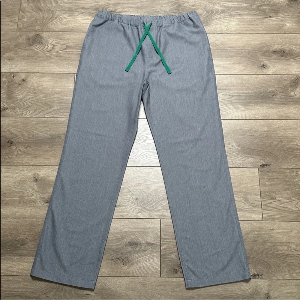 Figs Pisco Basic Gray Scub Pants‎ Size Large